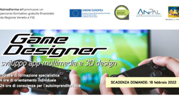 GAME DESIGNER sviluppo applicazioni multimediali e 3D design